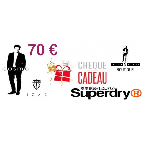 Chèque Kdo de 70 € Chèque Kdo de 70 €