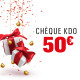 chèque KDO 50 euros