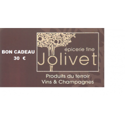 BON CADEAU 20 € - EPICERIE FINE JOLIVET