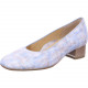 Escarpin GRAZ   gris/bleu ciel irisé ballerine 11838 de ARA femme colorée