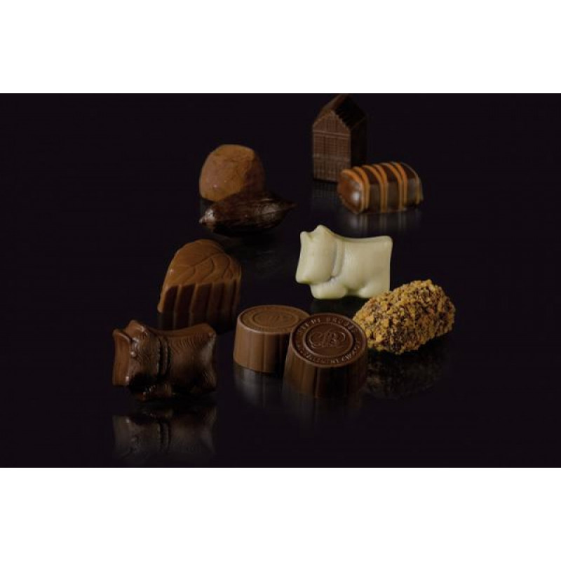 Rocher Géant chocolat lait fourré praliné feuilleté - Chocogil