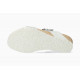 Sandales nu pieds confortable compensés LISSANDRA de MEPHISTO Cuir Blanc/Argent