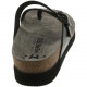 MEPHISTO HELEN SANDANYL 2800 cuir noir black Sandales confortable pour femme  Soft/Air et Air/Relax Entredoigt