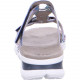 Mules ARA Tampa bleu 12-47210-72 motif joyeux multicolore talon compensé en bleu semelle blanche sport