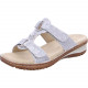 Mules femme Hawaii Beige/Reptile ARA 12-27270-81 compensées Hightsoft Velcro’s et bijoux