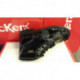 KICK COL de KICKERS en cuir vernis noir bottine lacet emblématique la légende de kickers