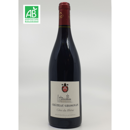 COTES DU RHONE ROUGE BIO 2017 CHATEAU GIGOGNAN COTES DU RHONE ROUGE BIO 2017 CHATEAU GIGOGNAN