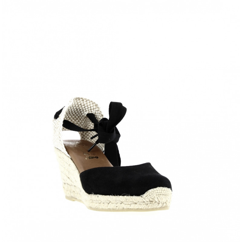 Espadrille compensée on sale lacet cheville