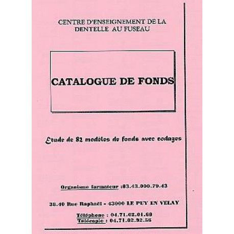 Catalogue de Fonds Catalogue de Fonds