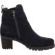 Bottine femme MANTOVA 47371-62 Cuir velours bleu Marine Hightsoft talon bottier