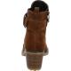 Bottine femme MANTOVA 47371-65 Cuir velours Cognac Hightsoft talon bottier