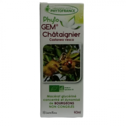 Phyto'gem Bourgeons de Châtaignier Bio - 40ml - Phytofrance