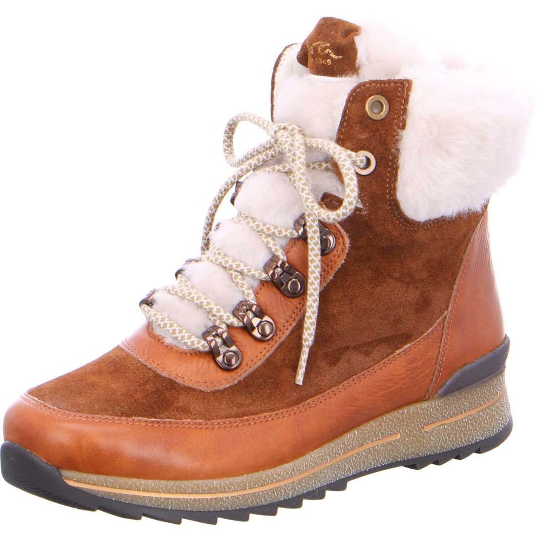 Bottines fourr es ARA 24505 06 bottes OSAKA Cognac gold marron