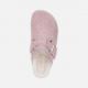 MULES BRIONIA femme D16LSC vieux rose tissus douillet style microfibre Bout fermé