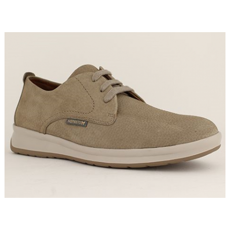 Chaussures sport MEPHISTO LESTER Chaussures hommes lacet nubuck. Taupe beige