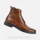 Bottines TERENCE GEOX  homme Cuir Marron Gold U167HH Bottines à lacets, pour un style formel et raffiné.