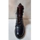 Bottines KARDIESSE METAMORF'OSE Femme Noir/Bordeaux Bicolore plata lacet + zip