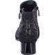 Bottine femme ARA cuir velours noir GRAZ 11837-75H zip talon 3,5cm double zip
