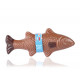 Poisson 21 cm 154g chocolat au noir Pâques Jeff de Bruges