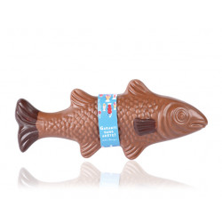 Poisson 21 cm 154g chocolat au noir Pâques Jeff de Bruges