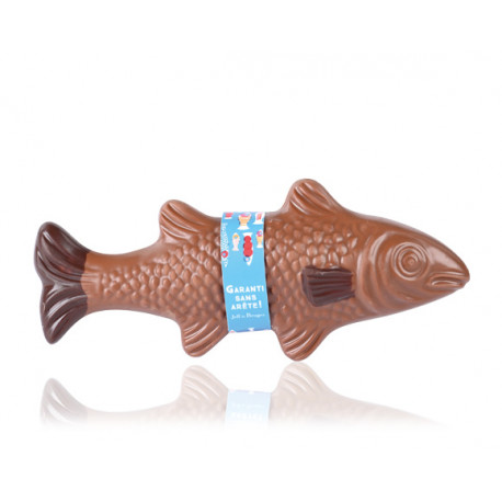 Poisson 21 cm 154g chocolat au noir Pâques Jeff de Bruges Poisson 21 cm 154g chocolat au noir Pâques Jeff de Bruges