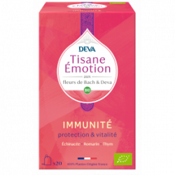 DEVA Tisane Emotion IMMUNITE aux élixirs floraux