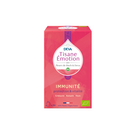 DEVA Tisane Emotion IMMUNITE aux élixirs floraux