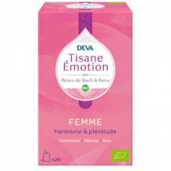 DEVA Tisane Emotion FEMME aux élixirs floraux