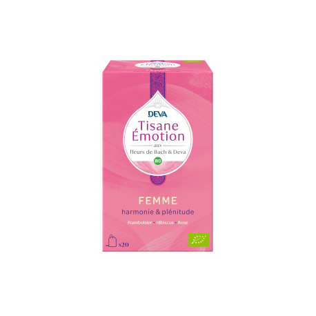 DEVA Tisane Emotion FEMME aux élixirs floraux