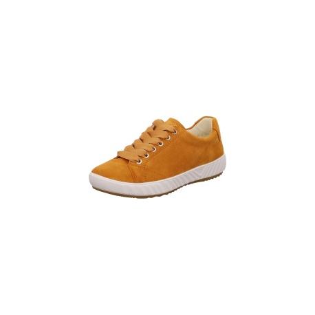 Baskets AVIO Velours ocker ocre papaye ARA SHOES Sand lacet 13640-12