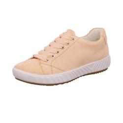 Baskets AVIO Velours Abricot Pale ARA SHOES Sand lacet 13640-13