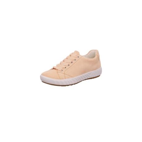 Baskets AVIO Velours Abricot Pale ARA SHOES Sand lacet 13640-13