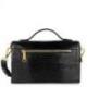 Sac Pochette Lancaster Lézard Croco Lee Noir