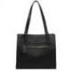 Sac Cabas Epaules Lancaster Foulonné Double Noir