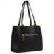 Sac Cabas Epaules Lancaster Foulonné Double Noir