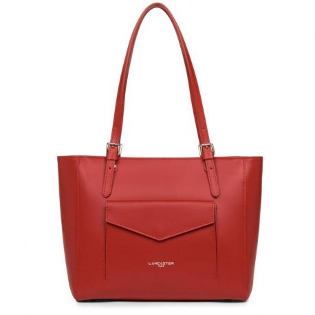 Sac Cabas Epaule Lancaster Smooth Rouge