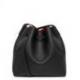 Sac Seau Lancaster Pur & Element City Noir/Rouge