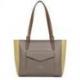 Sac Cabas Epaule Lancaster Smooth Taupe Gingembre