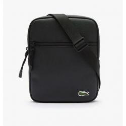 Sacoche Medium zippée LACOSTE croisée en petit piqué