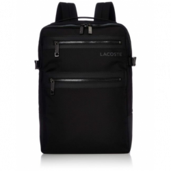 Sac à Dos Lacoste Sportwear Toile Résistante Noir