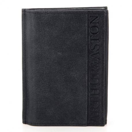 Portefeuille Homme Arthur & Aston en Cuir Noir