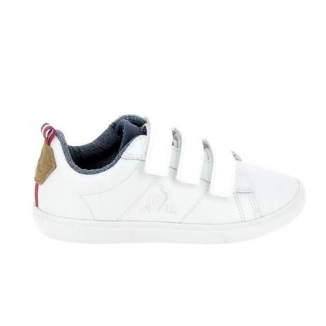 LE COQ SPORTIF Courtclassic C Blanc Marron