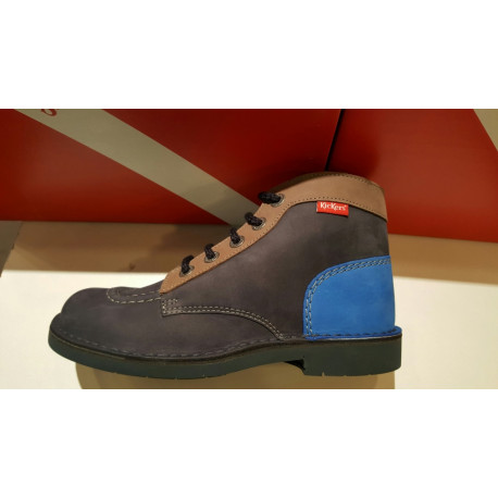 KICK COLOR de KICKERS en cuir nubuck bleuDARNET CHAUSSURES LE PUY EN V