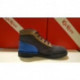 KICK COL de KICKERS en cuir nubuck 2 tons de bleu