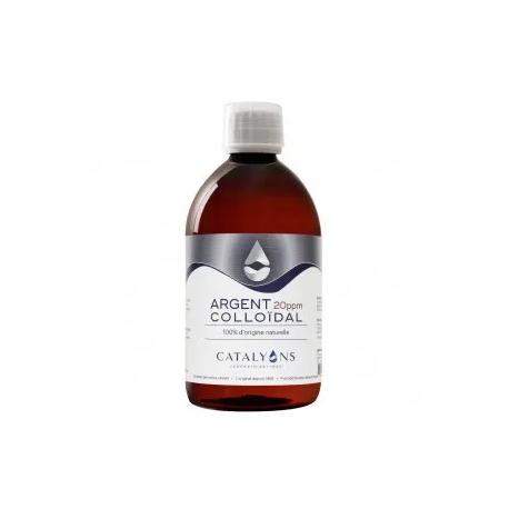 Catalyons - Argent colloïdal 20 ppm - Oligo-élément 500 ml Catalyons - Argent colloïdal 20 ppm - Oligo-élément 500 ml