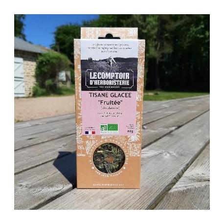 Tisane Glacée Fruitée Bio 60G - Le comptoir d'herboristerie