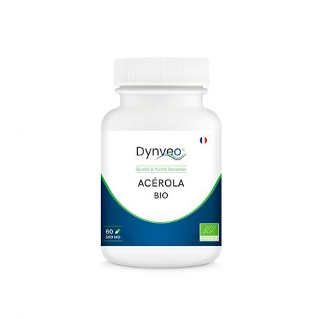 DYNVEO - Acérola Bio pur 34% vitamine C - 500mg - 60 gélules