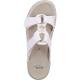 Mules femme Hawaii Beige/Reptile ARA 12-27270-81 compensées Hightsoft Velcro’s et bijoux