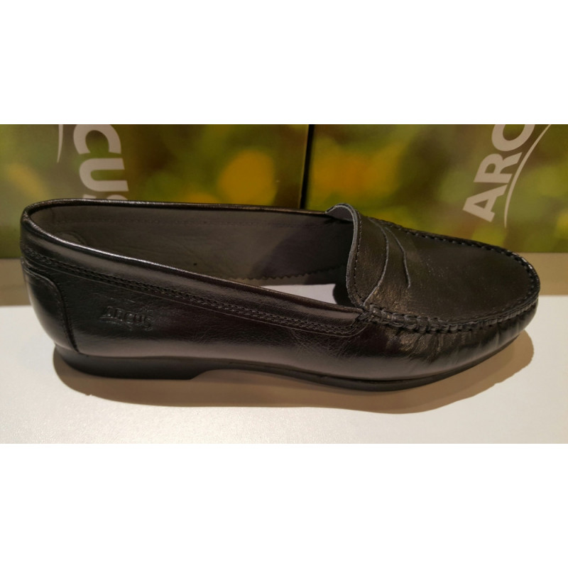 DAME de ARCUS mocassin plat pour femme en cuir DARNET CHAUSSURES LE PU
