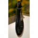 Bottine élastiquée en cuir croco vernis noir de ARCUS GEODMAR plate